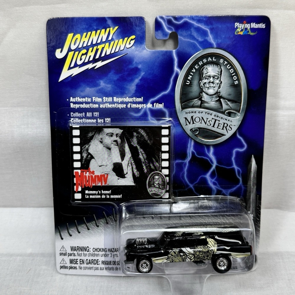 Johnny Lightning Cadillac  The Mummy - Haulin' Hearse Universal Studios Monsters